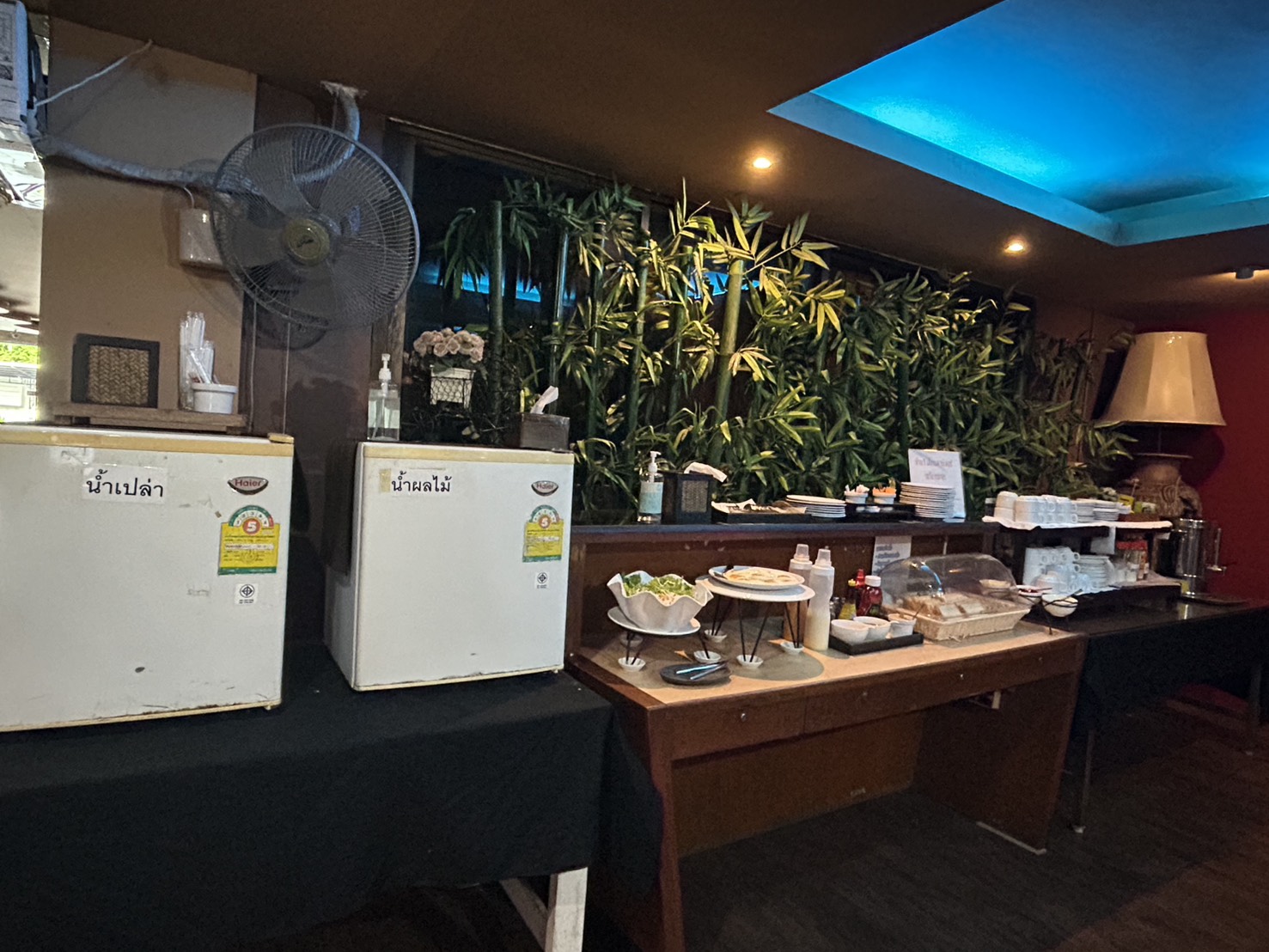 Restaurant breakfast buffet